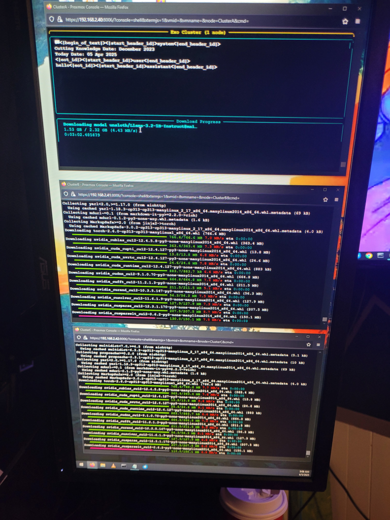 exo llm cluster